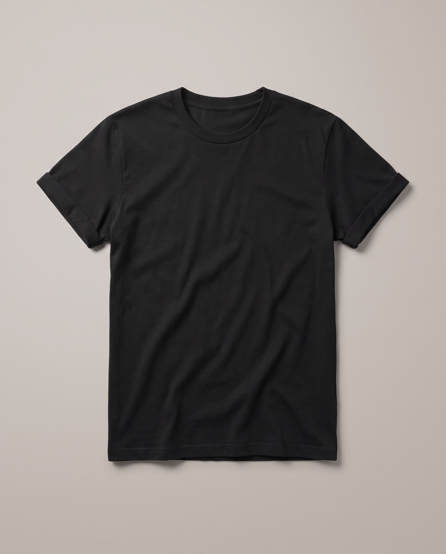 Camiseta algodão egípcio preta